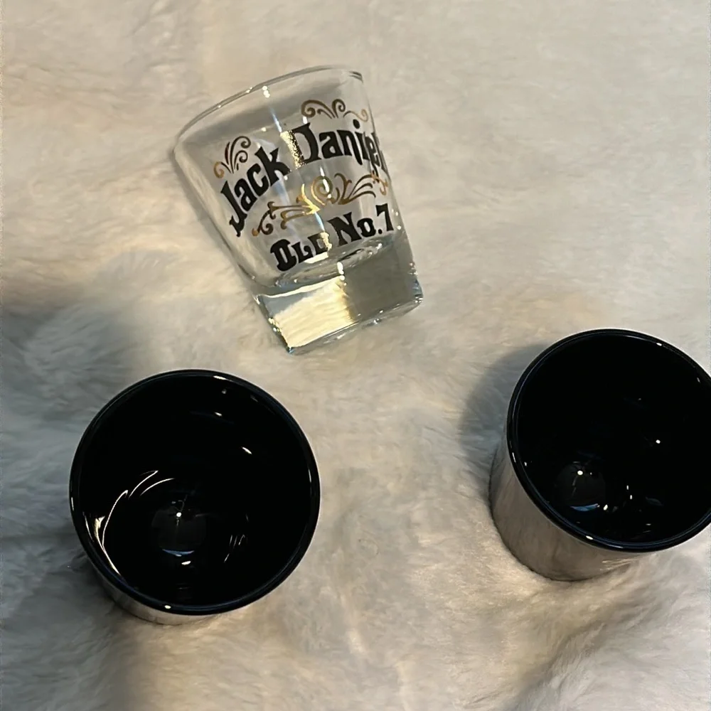 Jack Daniel's shot glasses EUC